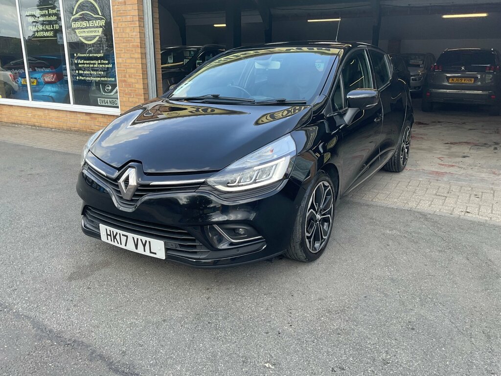Renault Clio 0.9 Tce Signature Nav Hatchback HK17VYL Black #4