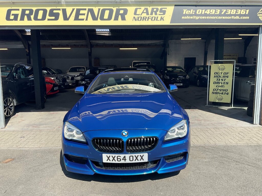 BMW 6 Series Gran Coupe 3.0 640D M Sport Coupe Euro 6 Ss XX64OXX Blue #5
