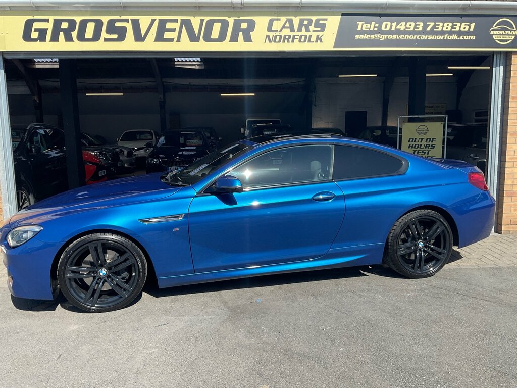 BMW 6 Series Gran Coupe 3.0 640D M Sport Coupe Euro 6 Ss XX64OXX Blue #4