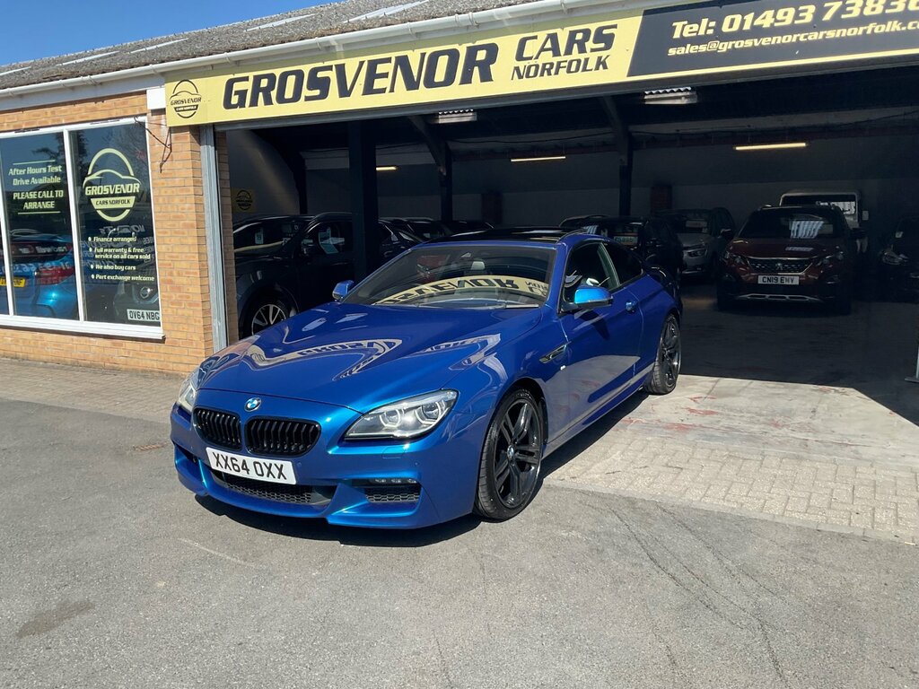 BMW 6 Series Gran Coupe 3.0 640D M Sport Coupe Euro 6 Ss XX64OXX Blue #6