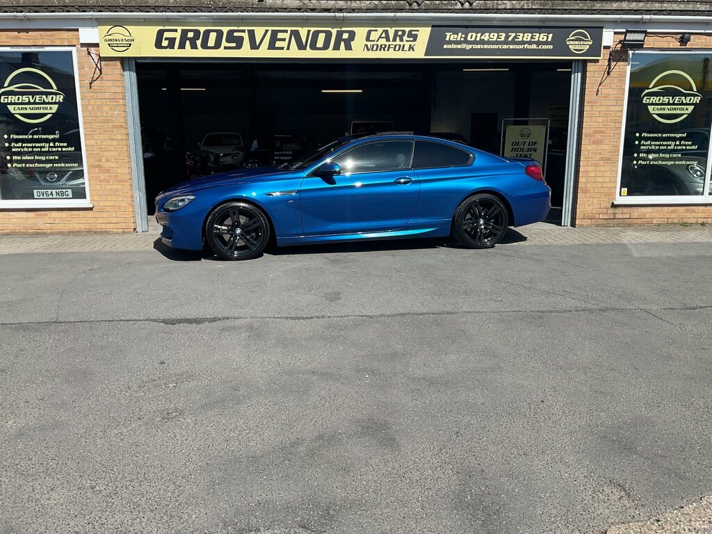 BMW 6 Series Gran Coupe 3.0 640D M Sport Coupe Euro 6 Ss XX64OXX Blue #3