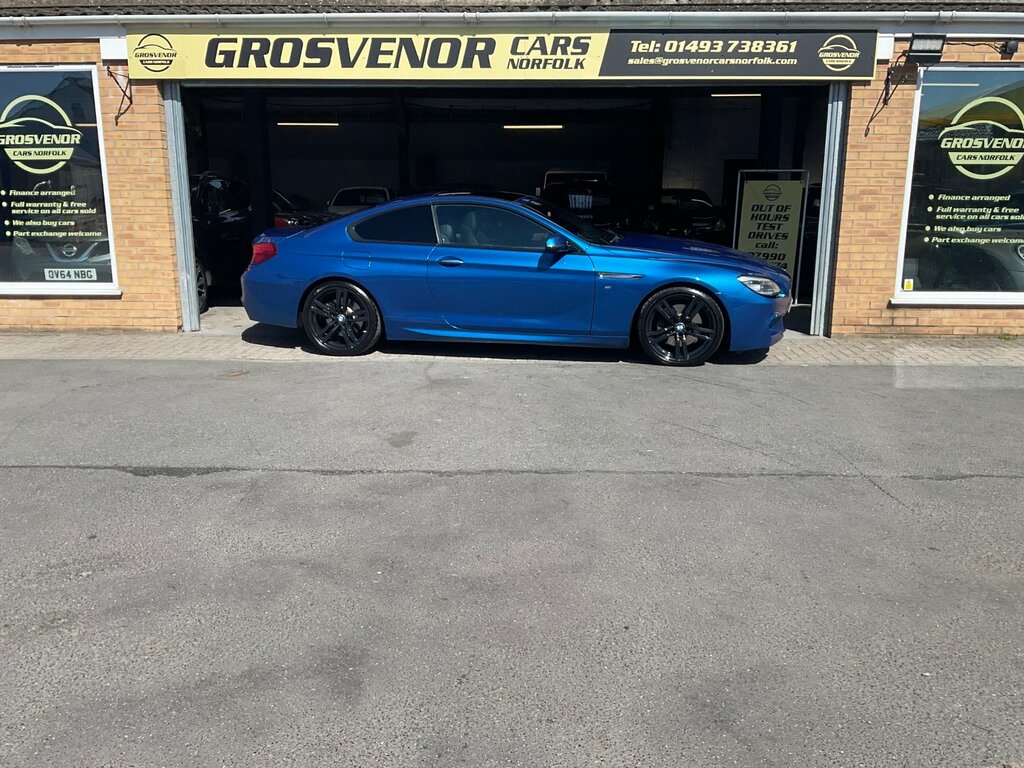 BMW 6 Series Gran Coupe 3.0 640D M Sport Coupe Euro 6 Ss XX64OXX Blue #2