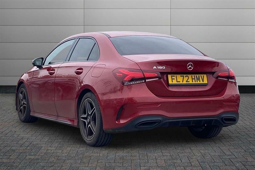 Mercedes-Benz A Class A180 Amg Line Executive Edition FL72HMV Red #2