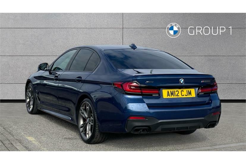 BMW 5 Series M550i Xdrive Blue #2