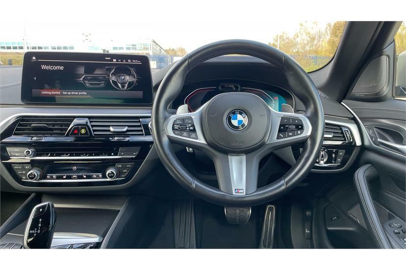 BMW 5 Series M550i Xdrive Blue #5