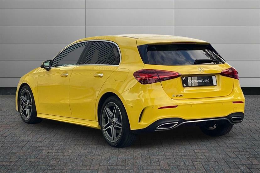 Mercedes-Benz A Class A200 Amg Line Executive DK73VUM Yellow #2