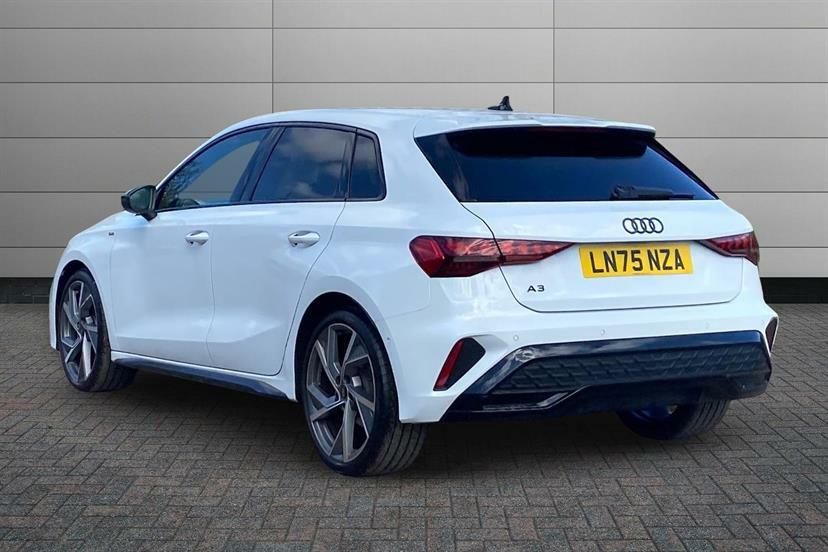 Audi A3 35 Tdi Black Edition S Tronic LN75NZA White #3