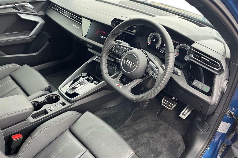 Audi A3 35 Tfsi Black Edition S Tronic Tech Pack EY25YBX Blue #6