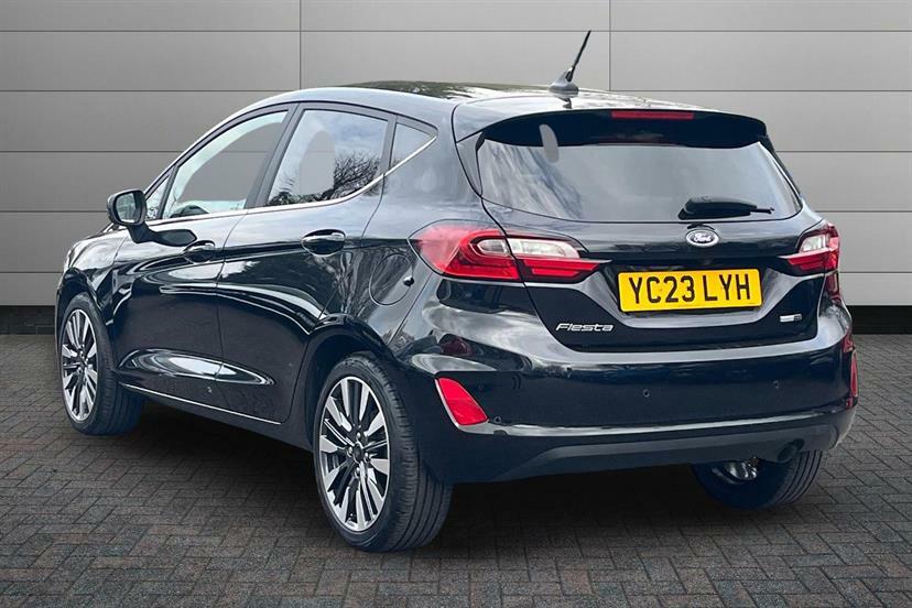 Ford Fiesta 1.0 Ecoboost Hbd Mhev 125 Titanium X YC23LYH Black #3