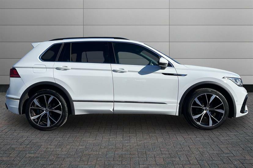 Volkswagen Tiguan 2.0 Tdi R-line Dsg NL72XJM White #4