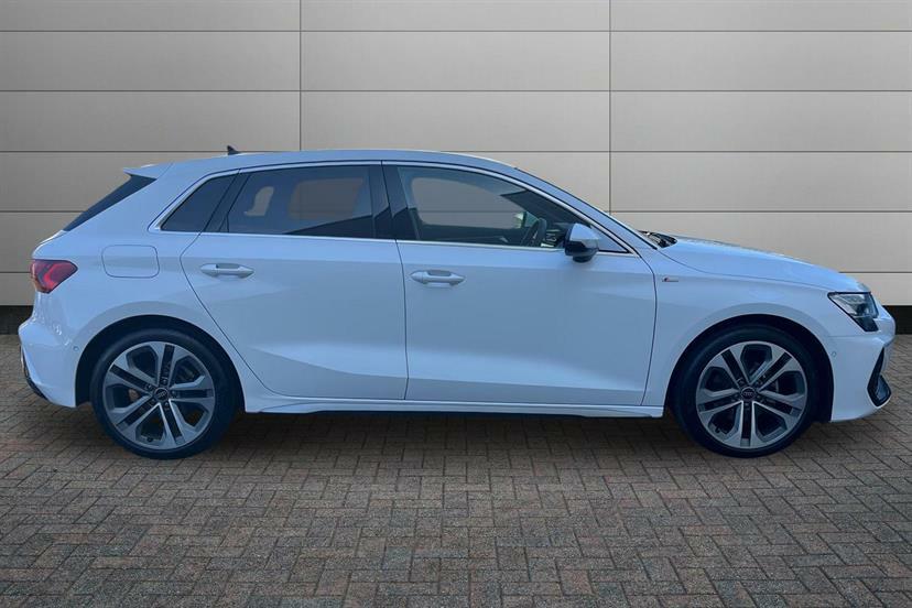 Audi A3 1.5 Tfsi 116 S Line LR75ZTX White #4