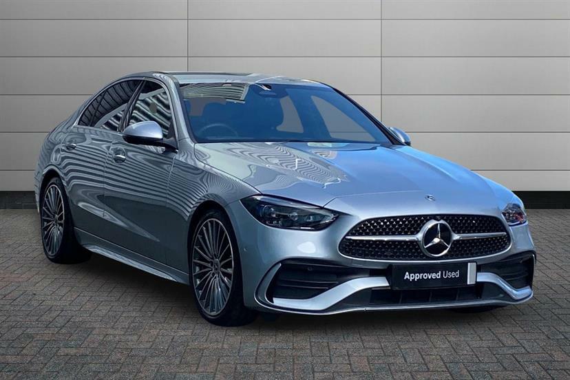 Mercedes-Benz C Class C300d Amg Line Premium 9G-tronic Silver