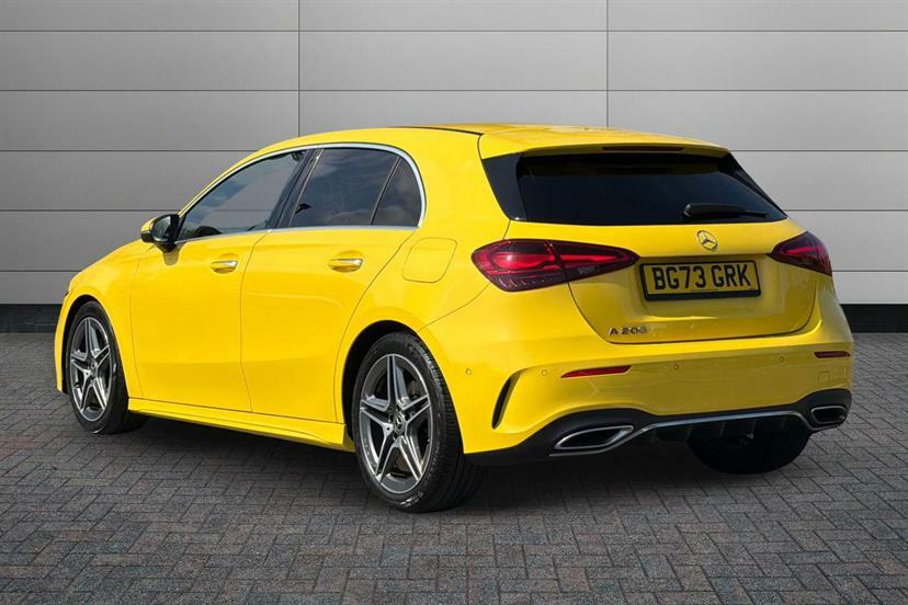Mercedes-Benz A Class A200 Amg Line Executive BG73GRK Yellow #2