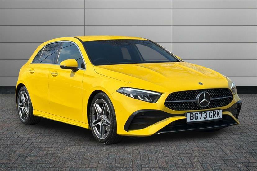 Mercedes-Benz A Class A200 Amg Line Executive Yellow