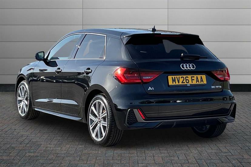 Audi A1 30 Tfsi S Line S Tronic MV26FAA Black #3