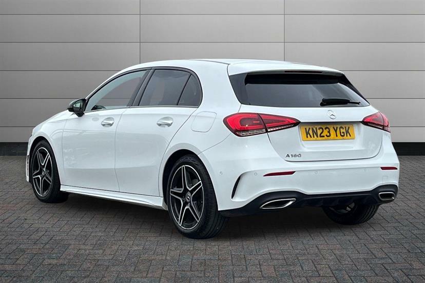 Mercedes-Benz A Class A180 Amg Line Premium KN23YGK White #2