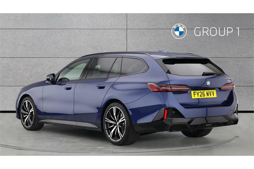 BMW 5 Series 520I M Sport Pro FY26WVV Blue #2