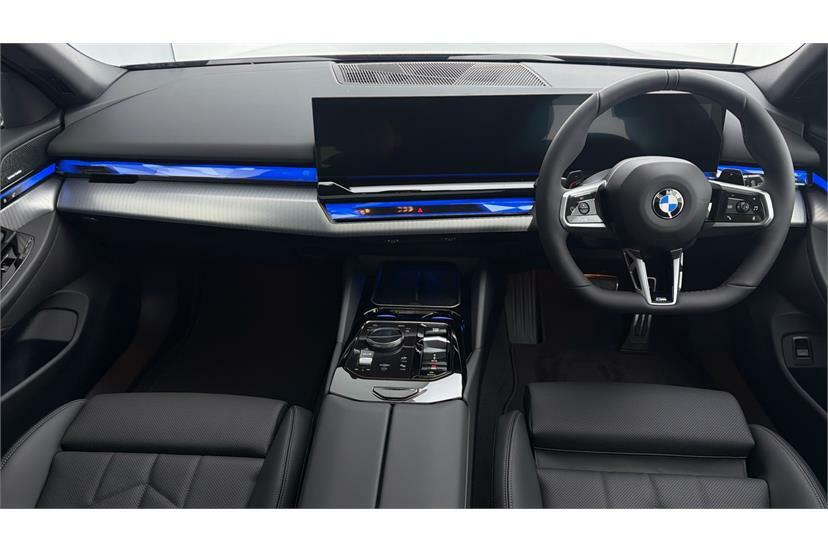 BMW 5 Series 520I M Sport Pro FY26WVV Blue #4