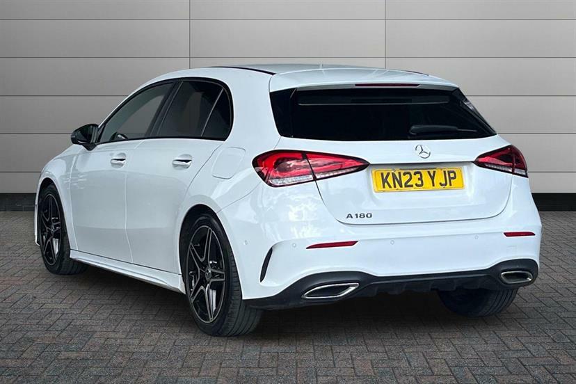 Mercedes-Benz A Class A180 Amg Line Premium KN23YJP White #2