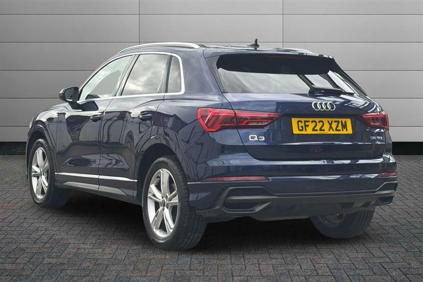 Audi Q3 35 Tdi S Line S Tronic GF22XZM Blue #3