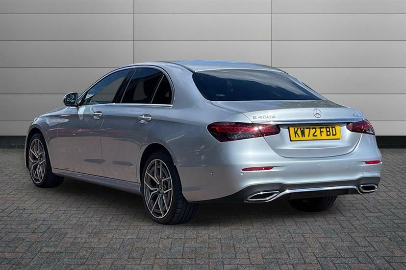Mercedes-Benz E Class E400d 4Matic Amg Line Premium 9G-tronic Silver #2