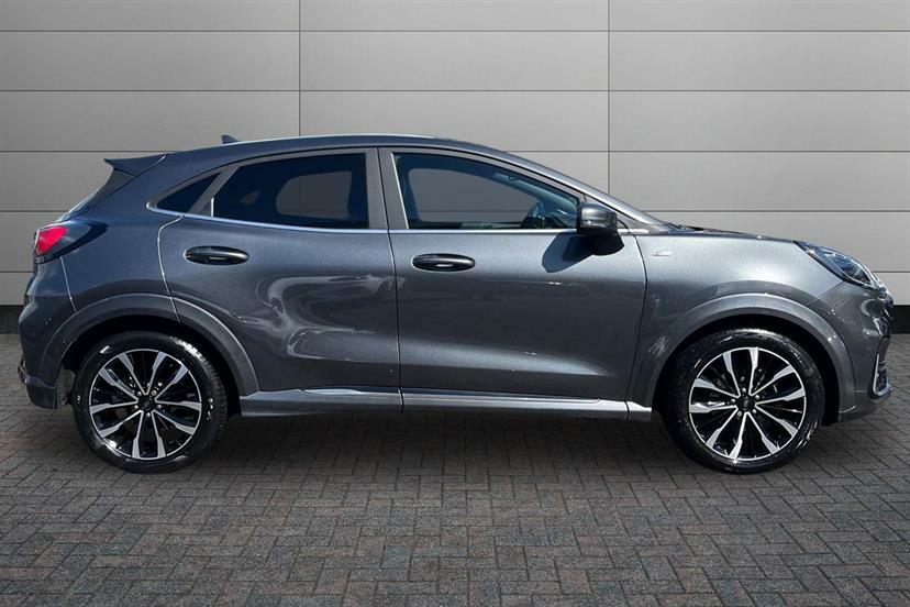 Ford Puma 1.0 Ecoboost Hybr Mhev 155 St-line Vignale Dct GX23JFK Grey #4