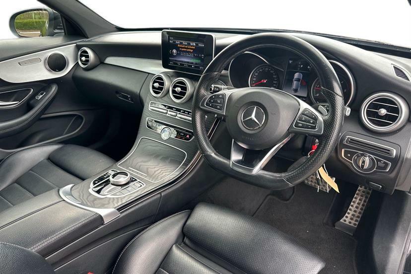 Mercedes-Benz C Class C220d Amg Line KT18GAA Black #5
