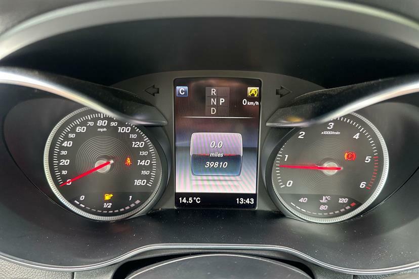 Mercedes-Benz C Class C220d Amg Line KT18GAA Black #6
