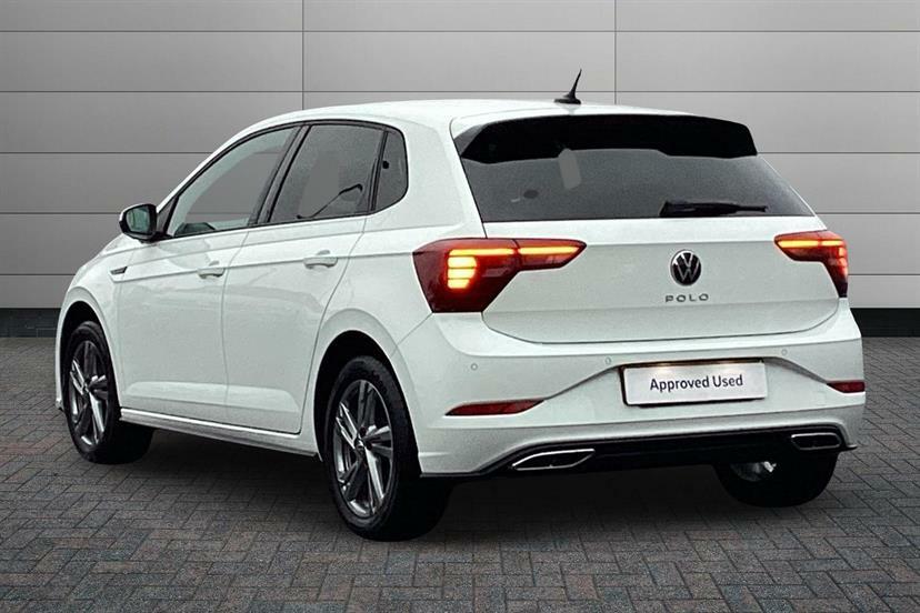 Volkswagen Polo 1.0 Tsi R-line DF75FGZ White #3