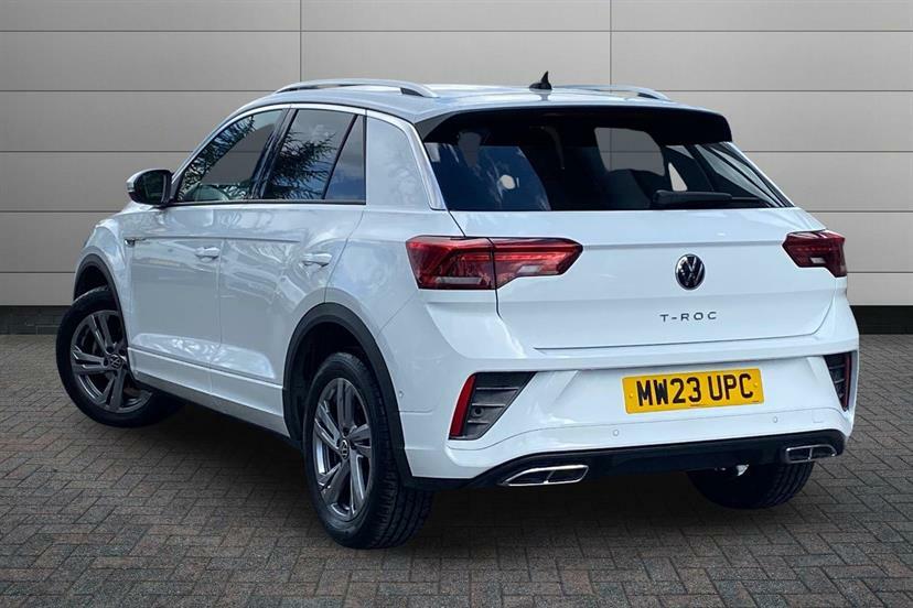 Volkswagen T-Roc 1.5 Tsi R-line MW23UPC White #3