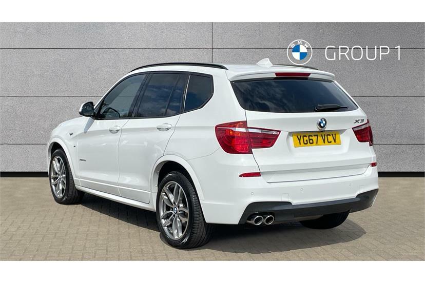 BMW X3 Xdrive35d M Sport Step YG67VCV White #2
