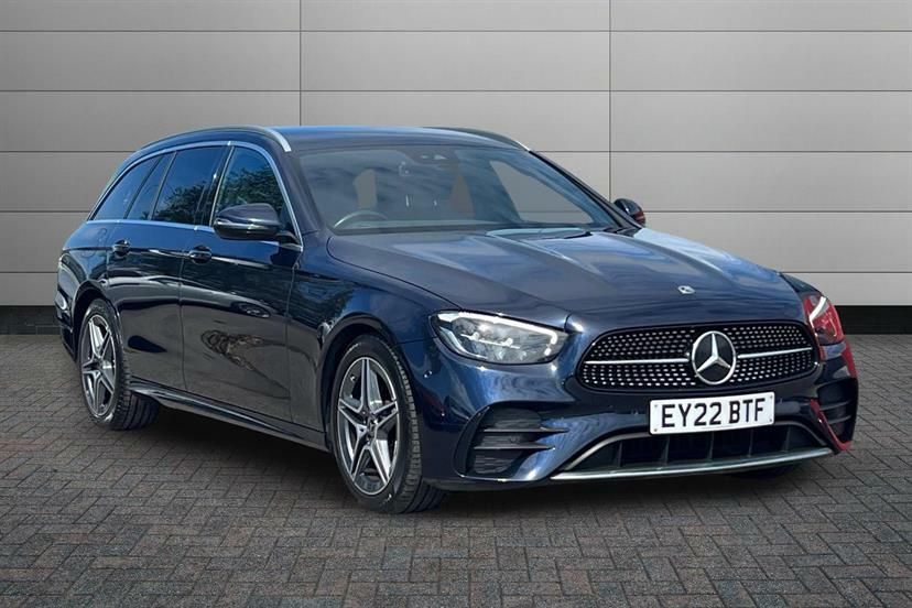 Mercedes-Benz E Class E220d 200 Amg Line 9G-tronic Blue