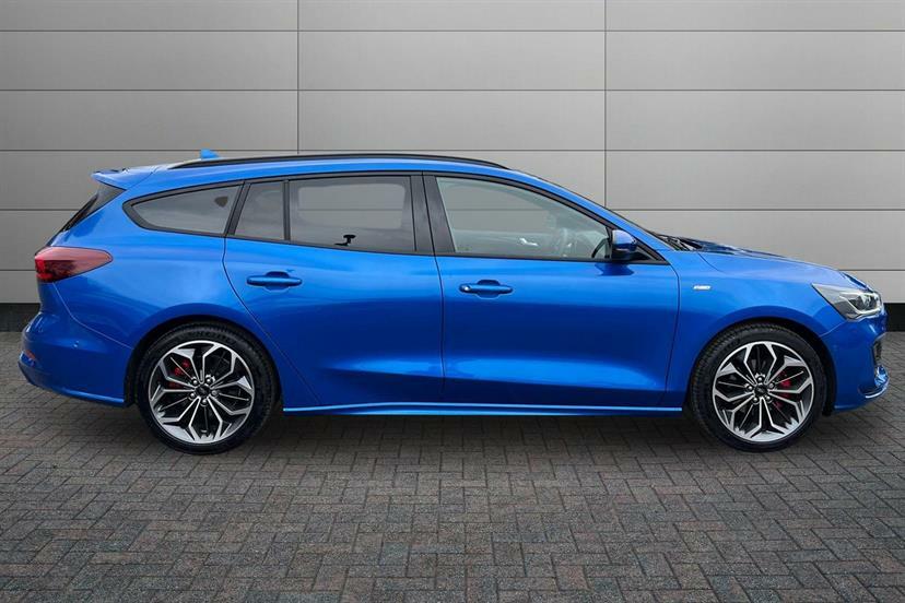 Ford Focus 1.0 Ecoboost Hybrid Mhev 155 St-line X EJ75GRZ Blue #4