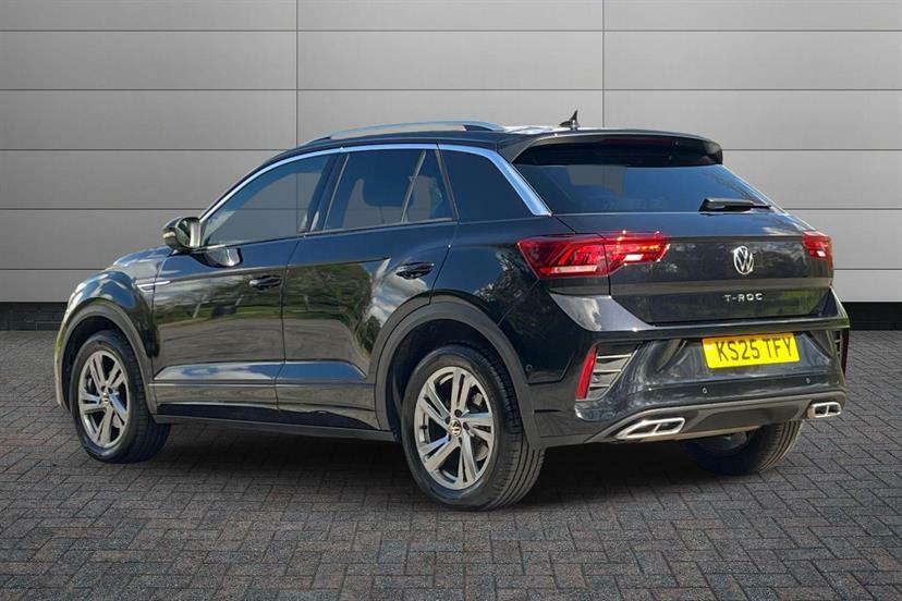 Volkswagen T-Roc 1.5 Tsi R-line KS25TFY Black #3