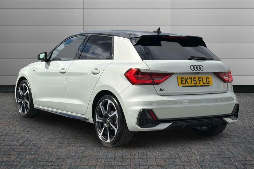 Audi A1 30 Tfsi Black Edition S Tronic EK75FLG Silver #3