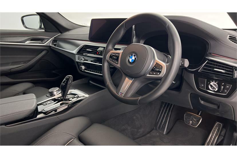 BMW 5 Series 520D Mht M Sport Step YJ23JBG White #6