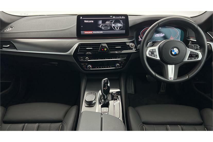 BMW 5 Series 520D Mht M Sport Step YJ23JBG White #4