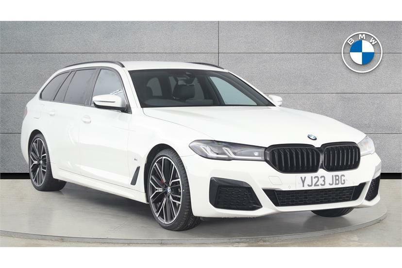 BMW 5 Series 520D Mht M Sport Step White