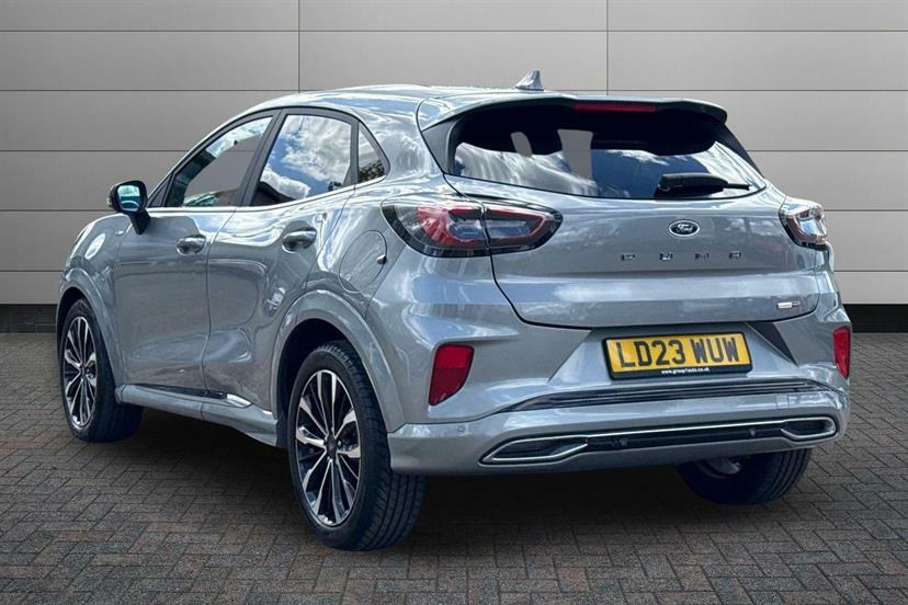 Ford Puma 1.0 Ecoboost Hybrid Mhev 155 St-line Vignale LD23WUW Silver #3
