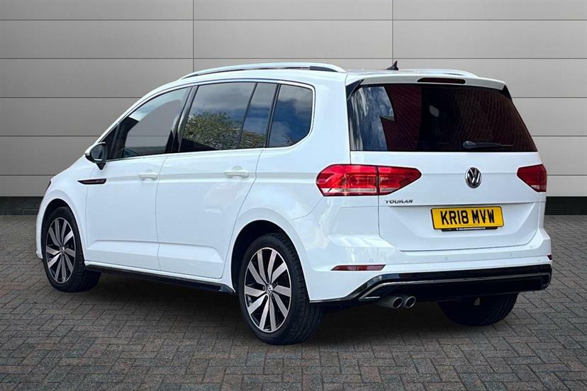Volkswagen Touran 2.0 Tdi R-line White #3