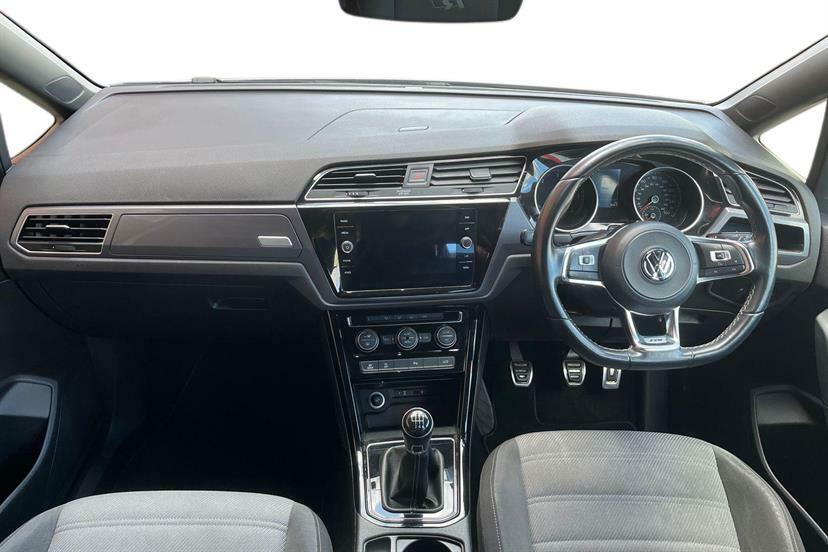 Volkswagen Touran 2.0 Tdi R-line White #6
