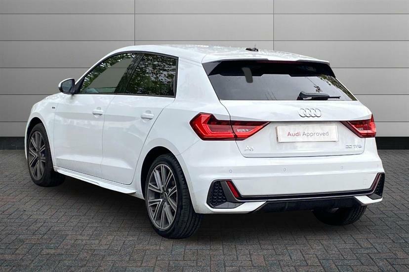 Audi A1 30 Tfsi S Line WU26FBA White #3