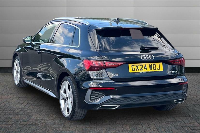 Audi A3 35 Tfsi S Line GX24WOJ Black #3