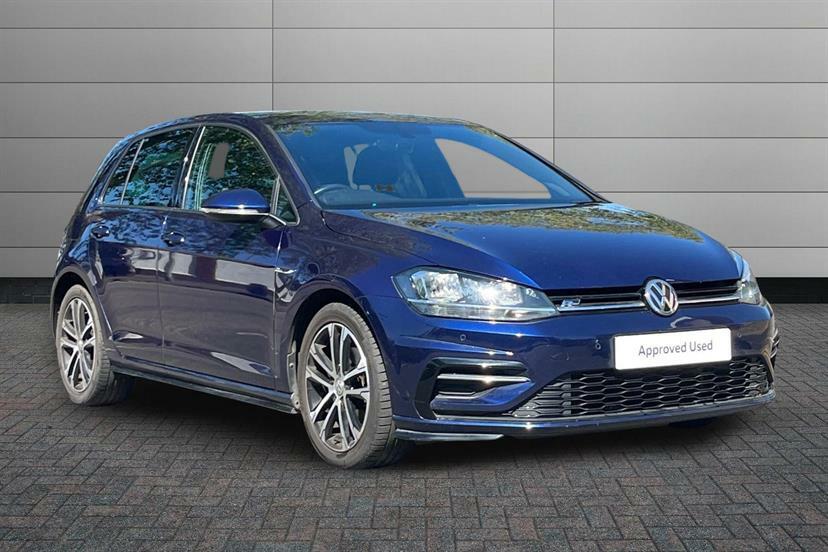 Volkswagen Golf 2.0 Tdi R-line Dsg Blue