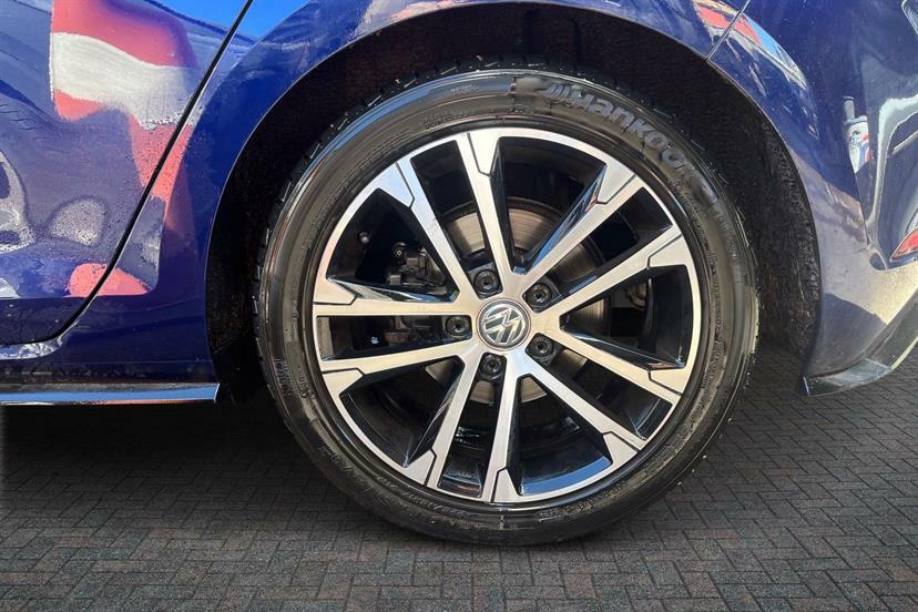 Volkswagen Golf 2.0 Tdi R-line Dsg DC19YJP Blue #5