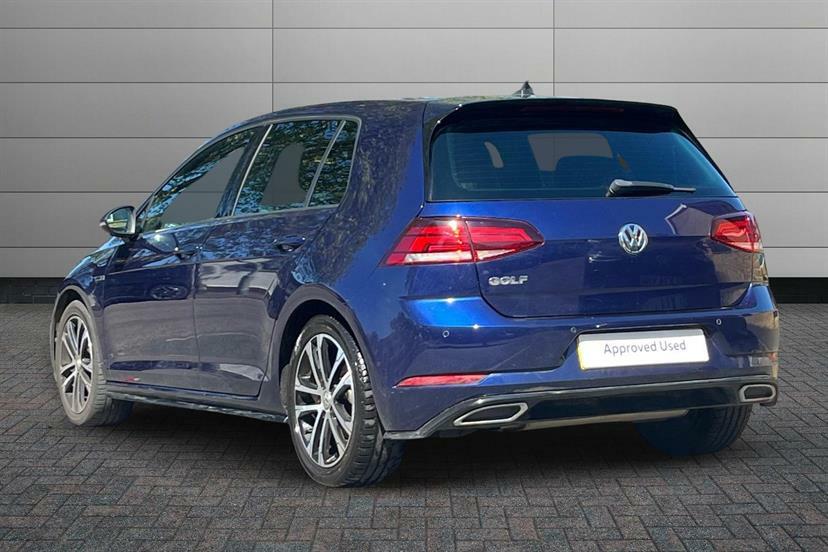 Volkswagen Golf 2.0 Tdi R-line Dsg DC19YJP Blue #3