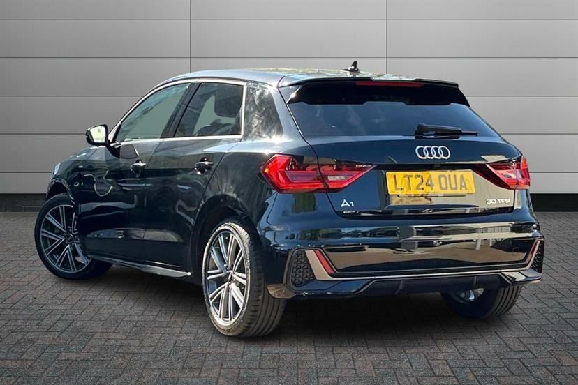 Audi A1 30 Tfsi 110 S Line S Tronic Tech Pack LT24OUA Black #3