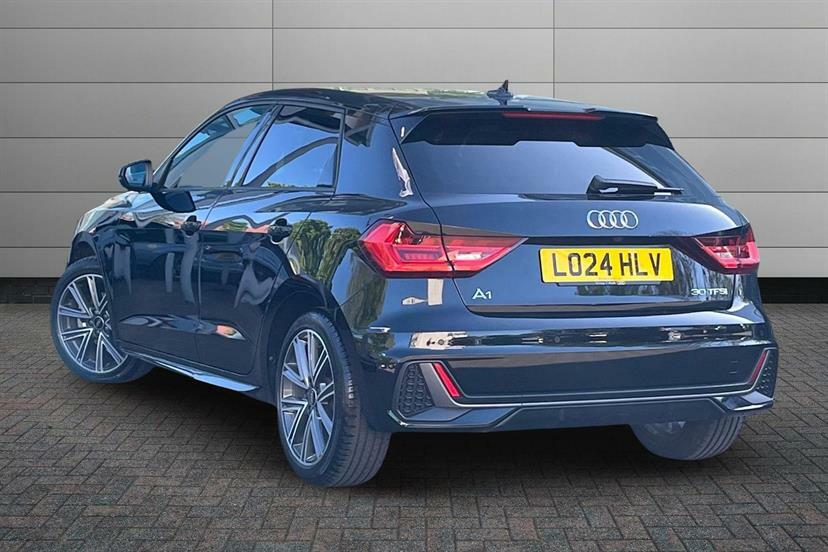 Audi A1 30 Tfsi S Line S Tronic Tech Pack LO24HLV Black #3
