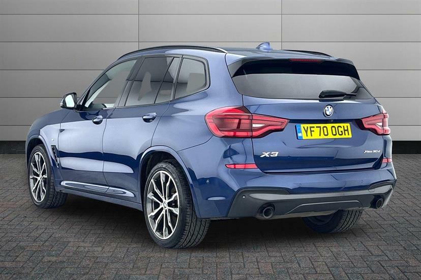BMW X3 Xdrive30d M Sport Step YF70OGH Blue #3