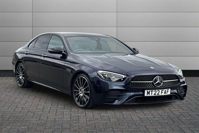 Mercedes-Benz E Class E220d 200 Amg Line Night Ed Prem 9G-tronic Blue
